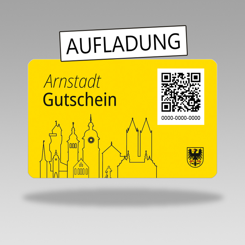 Arnstadt Gutschein Aufladung